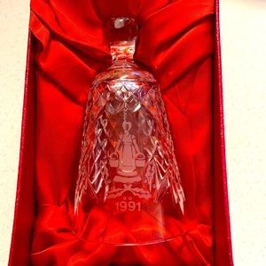 Waterford Crystal Bell  1991 8 Maids a Milking